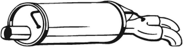 Obrázok Koncový tlmič výfuku BOSAL  105147