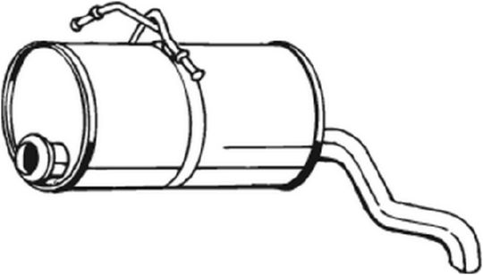 Obrázok Koncový tlmič výfuku BOSAL  190129