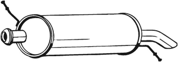 Obrázok Koncový tlmič výfuku BOSAL  135541