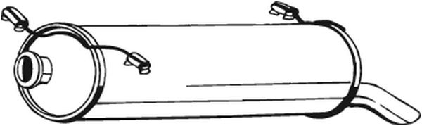 Obrázok Koncový tlmič výfuku BOSAL  135657