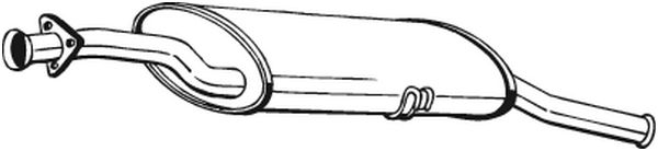 Obrázok Koncový tlmič výfuku BOSAL  148239