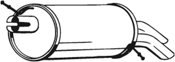 Obrázok Koncový tlmič výfuku BOSAL  154965