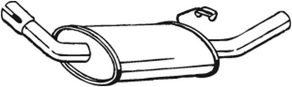 Obrázok Koncový tlmič výfuku BOSAL  154801