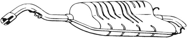 Obrázok Koncový tlmič výfuku BOSAL  154907