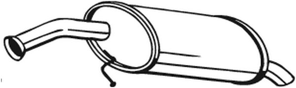 Obrázok Koncový tlmič výfuku BOSAL  169217