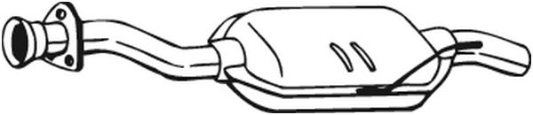 Obrázok Stredný tlmič výfuku BOSAL  175009