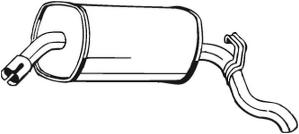 Obrázok Koncový tlmič výfuku BOSAL  185045