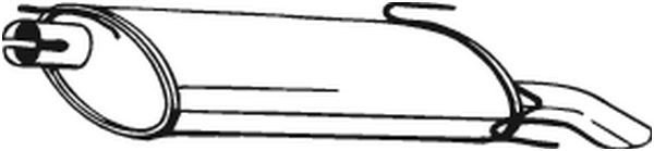 Obrázok Koncový tlmič výfuku BOSAL  185309