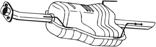 Obrázok Koncový tlmič výfuku BOSAL  185441