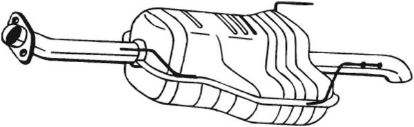 Obrázok Koncový tlmič výfuku BOSAL  185601