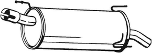Obrázok Koncový tlmič výfuku BOSAL  185959
