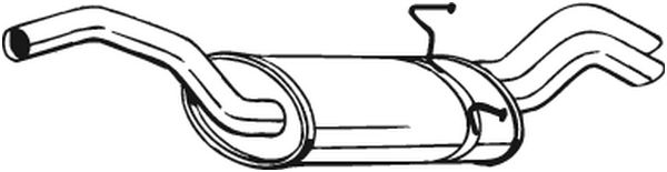 Obrázok Koncový tlmič výfuku BOSAL  190301