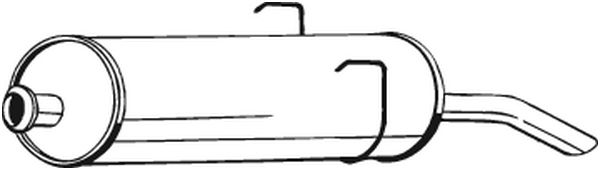 Obrázok Koncový tlmič výfuku BOSAL  190787