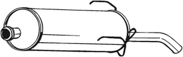 Obrázok Koncový tlmič výfuku BOSAL  190807