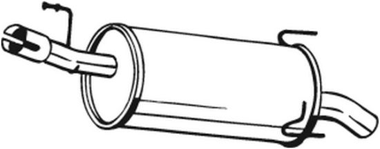 Obrázok Koncový tlmič výfuku BOSAL  185971