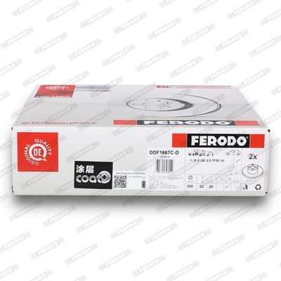 Obrázok Brzdový kotúč FERODO PREMIER DDF15701