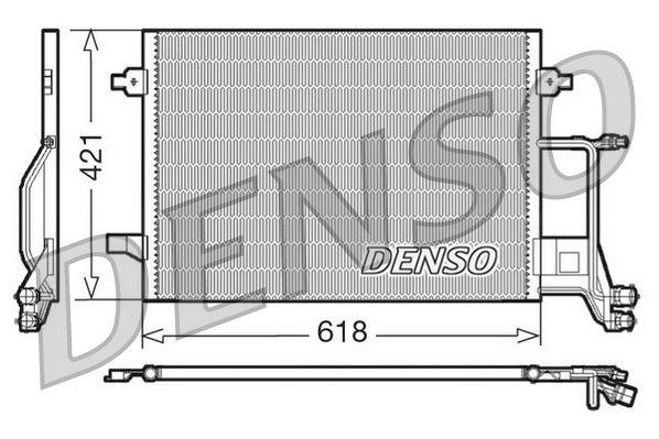 Obrázok Kondenzátor klimatizácie DENSO  DCN02013