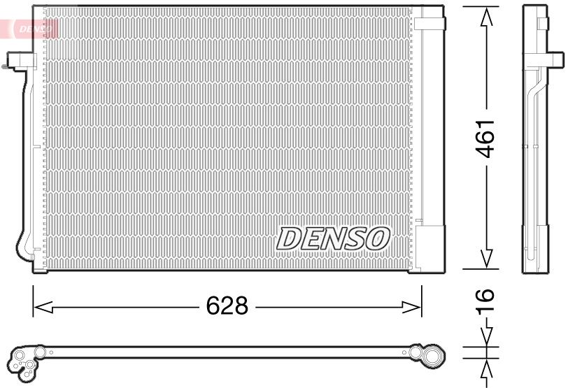 Obrázok Kondenzátor klimatizácie DENSO  DCN05013