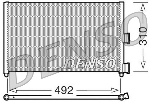 Obrázok Kondenzátor klimatizácie DENSO  DCN09071