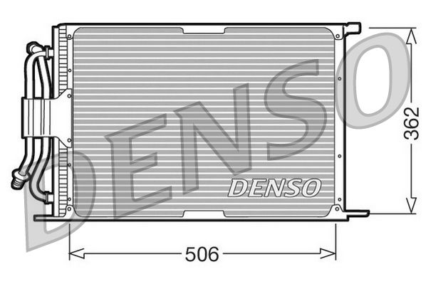 Obrázok Kondenzátor klimatizácie DENSO  DCN10005