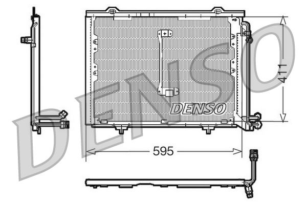 Obrázok Kondenzátor klimatizácie DENSO  DCN17013