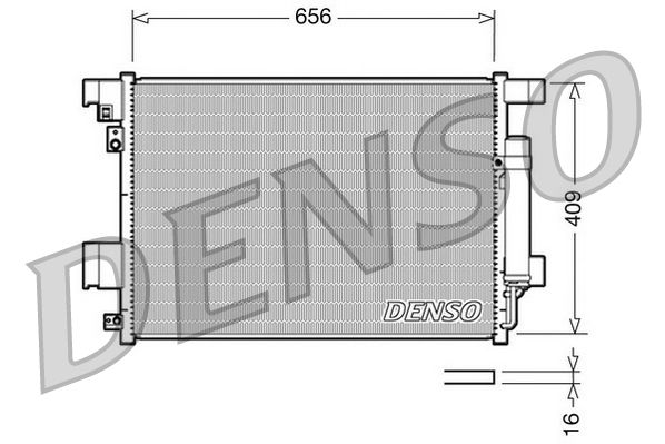 Obrázok Kondenzátor klimatizácie DENSO  DCN21001