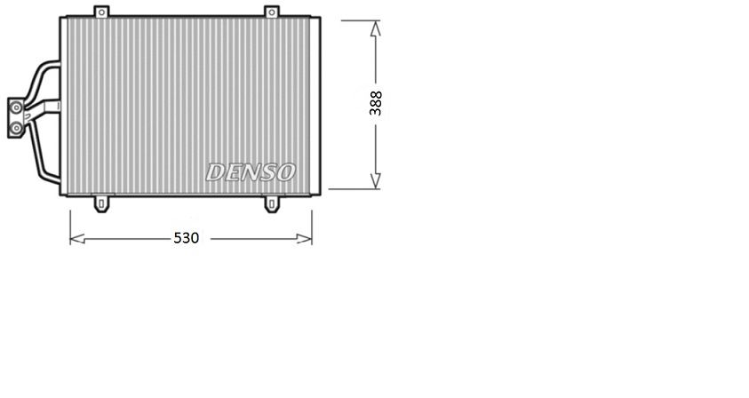 Obrázok Kondenzátor klimatizácie DENSO  DCN23003