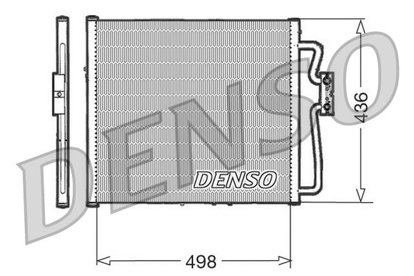 Obrázok Kondenzátor klimatizácie DENSO  DCN23009