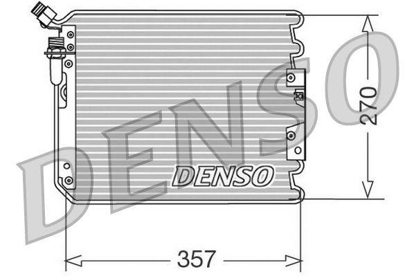 Obrázok Kondenzátor klimatizácie DENSO  DCN28001