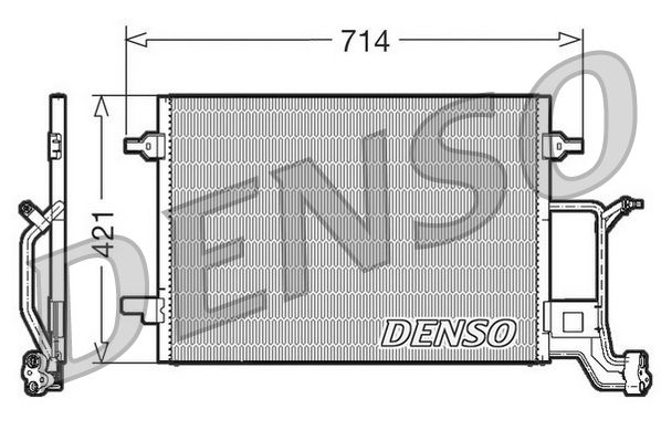 Obrázok Kondenzátor klimatizácie DENSO  DCN32019
