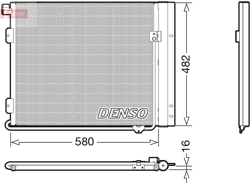 Obrázok Kondenzátor klimatizácie DENSO  DCN99061