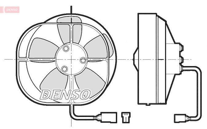 Obrázok Vnútorný ventilátor DENSO  DEA09204