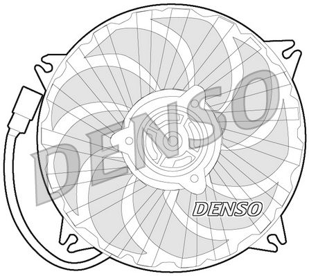 Obrázok Ventilátor chladenia motora DENSO  DER07007
