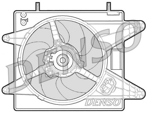 Obrázok Ventilátor chladenia motora DENSO  DER09003