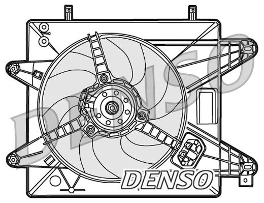 Obrázok Ventilátor chladenia motora DENSO  DER09088