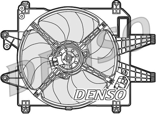 Obrázok Ventilátor chladenia motora DENSO  DER09089