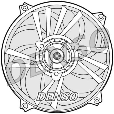 Obrázok Ventilátor chladenia motora DENSO  DER21013