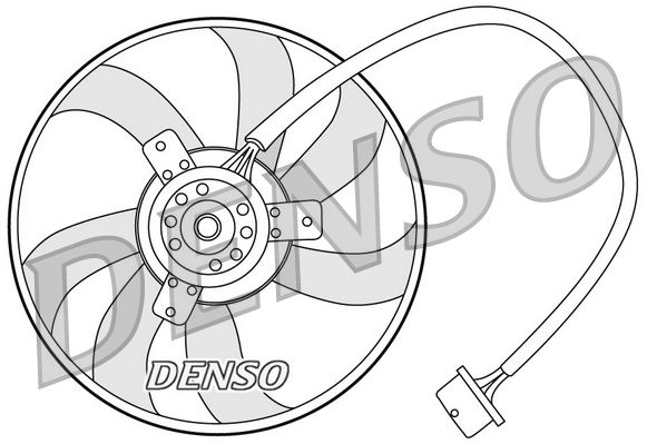 Obrázok Ventilátor chladenia motora DENSO  DER32003