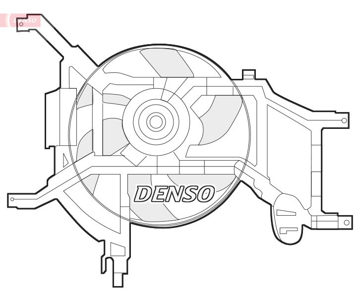 Obrázok Ventilátor chladenia motora DENSO  DER37002