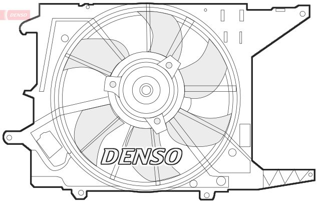 Obrázok Ventilátor chladenia motora DENSO  DER37003