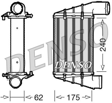 Obrázok Chladič plniaceho vzduchu DENSO  DIT02001