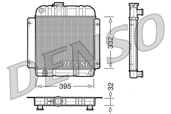 Obrázok Chladič motora DENSO  DRM05001