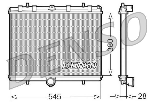 Obrázok Chladič motora DENSO  DRM07060