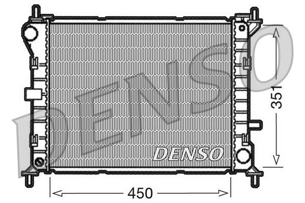 Obrázok Chladič motora DENSO  DRM10050