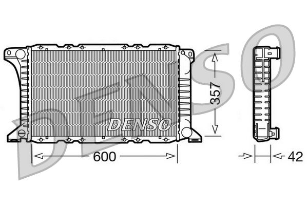 Obrázok Chladič motora DENSO  DRM10090