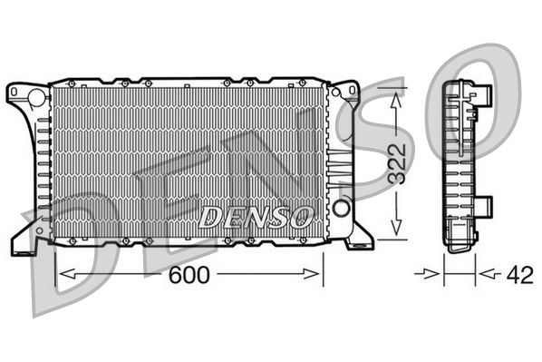 Obrázok Chladič motora DENSO  DRM10097