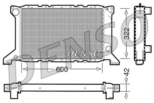 Obrázok Chladič motora DENSO  DRM10098