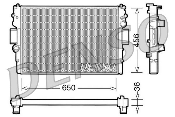Obrázok Chladič motora DENSO  DRM12007