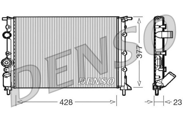 Obrázok Chladič motora DENSO  DRM23008
