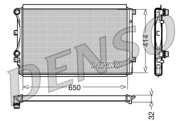Obrázok Chladič motora DENSO  DRM32015